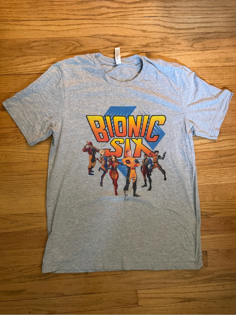 Bionic Six Graphic Tee - Gray
